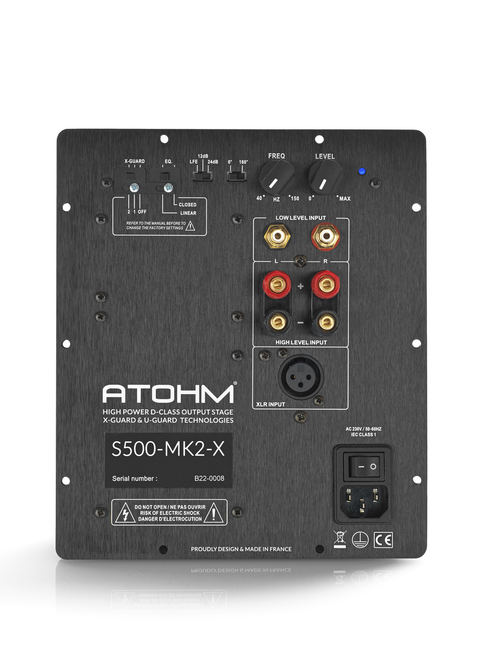 Fiche banane mâle plaquée or WT-MB53-G de la marque Atohm